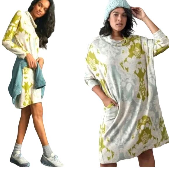 Saturday Sunday by Anthropologie Dresses & Skirts - Saturday Sunday by Anthropologie Cowl Neck Sweater Dress w/Pockets Size XS